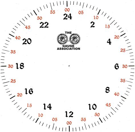 24 Hour Clock Printable